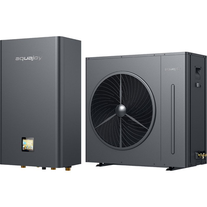 Інверторний тепловий насос для дому Aquajoy Plus 13 (12.60 кВт), циркуляційний насос + триходовий клапан