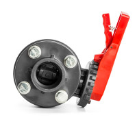 Кран метелик ПВХ Aquaviva, d160 мм